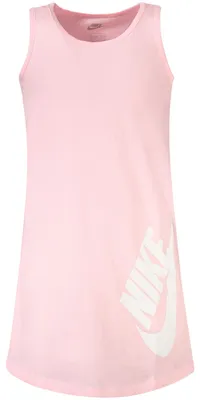 Image de Débardeur rose pour fille : modèle sans manches avec larges bretelles et imprimé