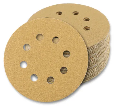 Immagine prodotto di Set di 30 dischi abrasivi con sistema di fissaggio a velcro, grana 100