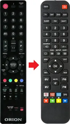 Produktbild von Fernbedienung passend für ORION TV140LB140S | TV140LS140S | TV19PL155DVD