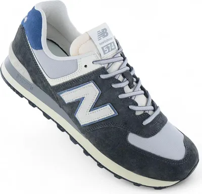 A single New Balance sneaker is shown from a slightly elevated side angle against a white background.