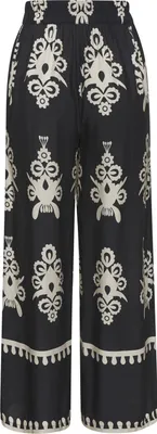 Produktbild von LASCANA Palazzohose mit Ethno-Print und weitem, luftigem Bein schwarz-sand bedruckt Größe 36