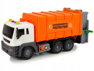 Produktbild von Müllwagen Reibungsantrieb Soundeffekte Orange 1:16 Segregation