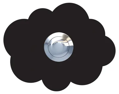Produktbild von Türklingel Wolke in Schwarz