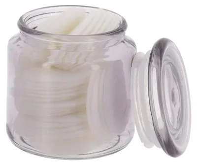Produktbild von TENDANCE - Wattepads Behälter - 500 ml - Glas - Transparent