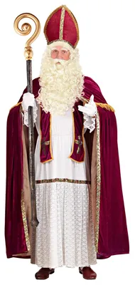 Produktbild von Perücke Weihnachtsmann W WIDMANN MILANO Party Fashion rot weiß Weihnachten