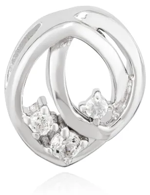 Obrázek produktu pro Náhrdelník NKlaus, stříbro 925, bílé zirkony, rozměry 10x8 mm
