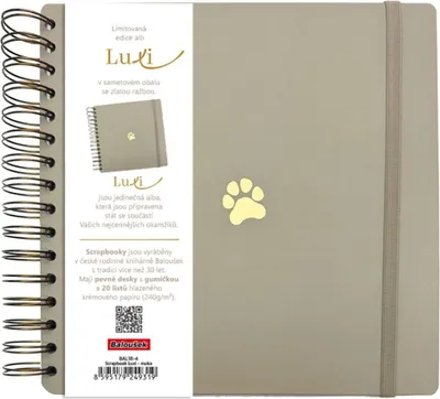 Obrázek produktu pro Scrapbook Luxi - 210x210 - lamino - moka