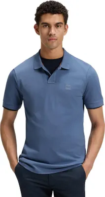 Produktbild von Boss Orange Polo Passenger mittelblau Slim Fit