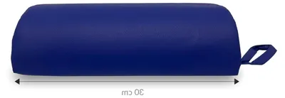 Produktbild von Halbzylinderkissen, 30 x 18 cm, weiß, ergonomisch, Kunstleder, Schaumstofffüllung, Massagekissen, Physiotherapie