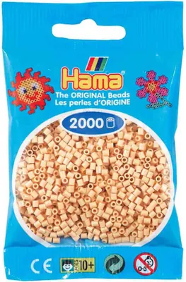 Produktbild von HAMA 501-27 Mini Perlen im Beutel - Beige