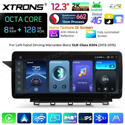 Produktbild von Xtrons QBMH2445M12GLK45L Android Autoradio Mercedes-Benz GLK-Klasse X204
