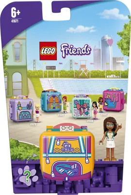 Zdjęcie produktu dla LEGO Friends Pływacka kostka Andrei, Zestaw do budowania, 6 lat(a), Plastik, 59 szt., 106 g