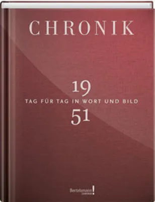 Obrázok produktu pre Chronik 1951 für Jubilare, Leinen mit edler Silberprägung, Geburtstagsgeschenk