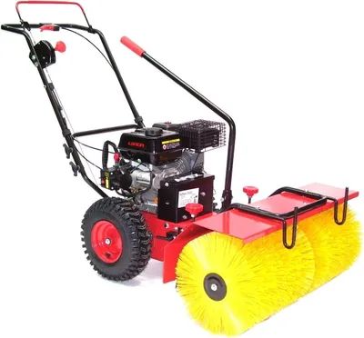 Obrázek produktu pro 55736 Elektrický start 3v1 Motorový zametač 800mm Motorový smeták 80cm 5,5hp E-Start