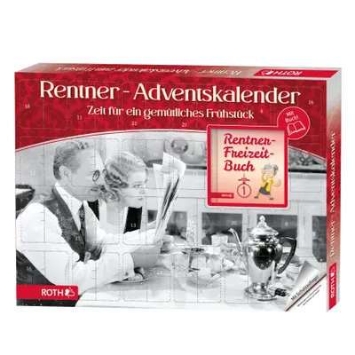 Produktbild von ROTH Adventskalender - Rentner-Adventskalender zum Frühstück - 45 x 34 x 4 cm - 80692