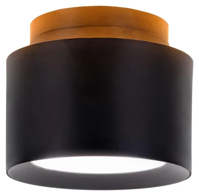 Produktbild von Spots - LED / CCT Spot "TRIMES" Ø: 11,5cm schwarz, Strahler im Modern Style, aus Kunststoff in schwarz, 9,5 cm hoch, Ø 11,5 cm, inkl. LED – dimmbar – CCT-Wechsler – Nachtlichtfunktion – Schiebeschalter