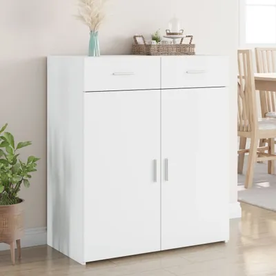 Produktbild von vidaXL Sideboard Weiß 80x42,5x93 cm Holzwerkstoff
