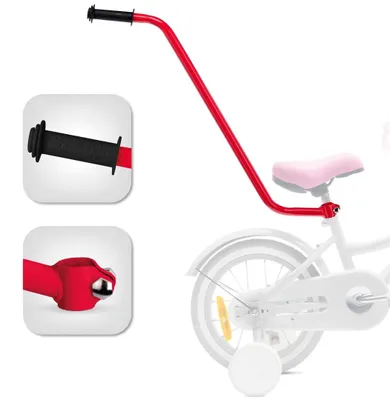 Immagine prodotto di Asta di spinta universale per biciclette da bambino - Asta di spinta per biciclette - Asta di sostegno universale