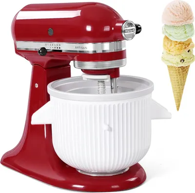 Produktbild von Fur KitchenAid Zubehör Icecream Maker - 5KICAOWH