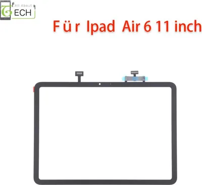 Produktbild von Für Apple iPad Air 6 11 front Glass Digitizer Touchscreen Glas Touch Schwarz