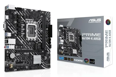Produktbild von Asus 90Mb1G90-M0Eay0 Prime H610M-K Argb//Lga1700,H610,U32 Gen 1,M.2,Aura,Mb