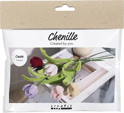 Produktbild von Creativ Company CC Mini Hobby Set Chenilledraht Blumen