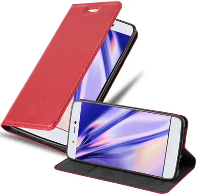 Image de Cadorabo Housse pour Xiaomi Mi 5s Housse de protection en rouge Etui pour téléphone portable Case Cover Fermeture magnétique