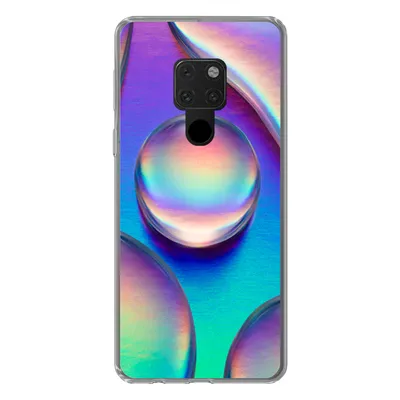 Produktbild von MuchoWow® Handyhülle Schutzhülle Hülle für Huawei P40 Lite Wasser - Regenbogen - Abstrakt Silikon Softcase Handy Hülle - Handy