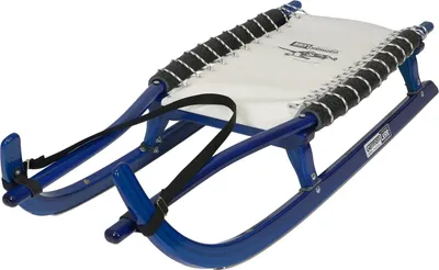 Produktbild von GL Rodel 128 cm Doppel Farbe blau, Gurtband, Edelstahl