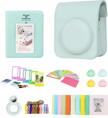 Immagine prodotto di KIT 8in1 Accessori per FujiFilm INSTAX Mini 12 / Verde - Menta