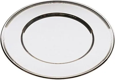 Produktbild von APS 35730 Platzteller, Edelstahl hochglanzpoliert, Fadendekor, Ø 30,5 cm