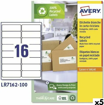 Immagine prodotto di Avery QuickPEEL, bianco, 9,91 cm, 3,39 cm