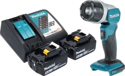 Obrázek produktu pro Akumulátorová ruční lampa Makita DML 808 RT 14,4 / 18 V 190 lm LED + 2x akumulátor 5,0 Ah + nabíječka