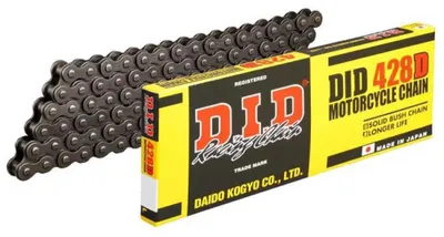 Immagine prodotto di Catena Trasmissione Did 428 D Black & Black 100 Maglie Con Giunto A Clip Rj