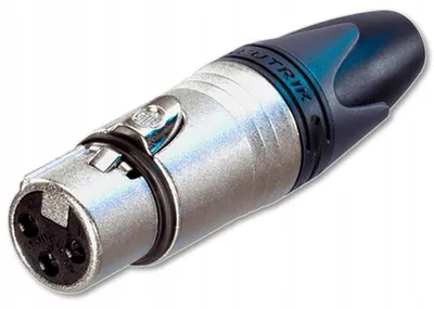 Produktbild von NEUTRIK NC3FXX-D 3-poliger XLR-Kabelstecker Buchse Mikrofon