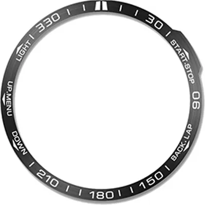 Produktbild von INF Stilvoller Metall-Lünetteneinsatz für Garmin Fenix 7/7 Pro
