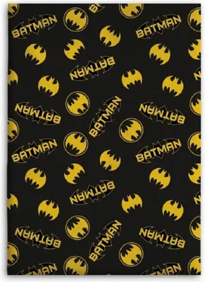 Obrázok produktu pre Súprava prikrývok Batman 110x150 cm - Huňatá prikrývka