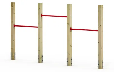 Produktbild von Turnreck Wickey FIT Tumble 403 mit 3 Reckstangen für den Garten 90 cm Version