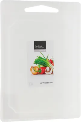 Produktbild von Excellent Houseware Schneidebrett 39 x 27 cm weiß | 3 Stück