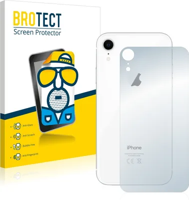 Produktbild von 2x BROTECT Schutzfolie für Apple iPhone XR (Rückseite) Displayschutz Displayschutzfolie Folie Matt Entspiegelungsfolie