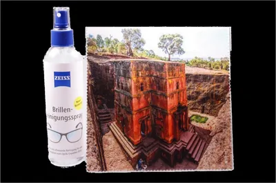 Image de Chiffon en microfibre « Église rupestre de Lalibela »