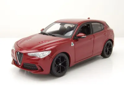 Produktbild von BBURAGO 18-21086, SUV-Modell, Vormontiert, 1:24, Alfa Romeo Stelvio, Metall, Kunststoff, 3 Jahr(e)