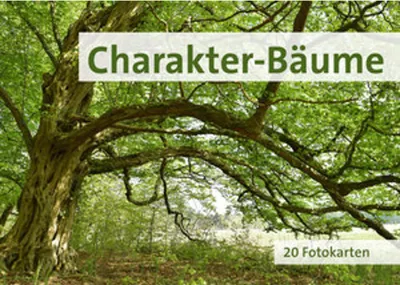 Immagine prodotto di Fotokarten Charakter-Bäume 20 Karten im Kartenbuch mit Postkarten-Vordruck