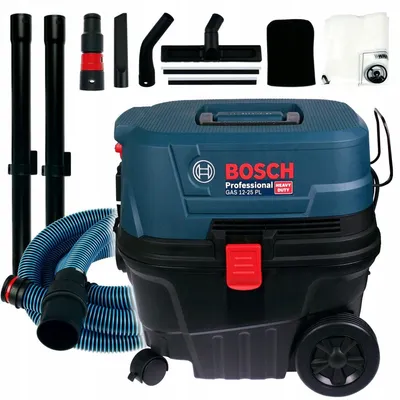 Zdjęcie produktu dla Odkurzacz przemysłowy Bosch GAS 12-25 PL, 1250 W, 25 l, sucho-mokro, gniazdo