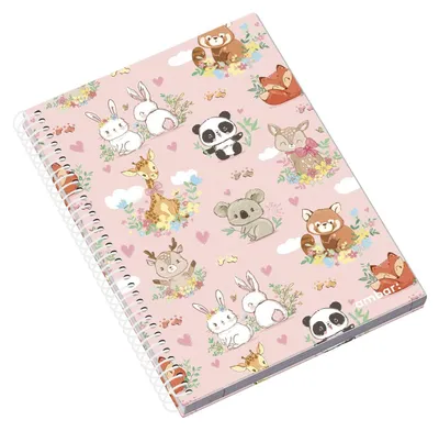 Image de Lot de 5 carnets A5 à spirale (quadrillé)