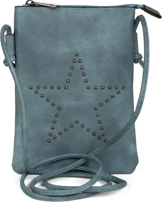 Produktbild von styleBREAKER Mini Bag Umhängetasche mit Nieten in Stern Form, Schultertasche, Handtasche, Tasche, Damen 02012235