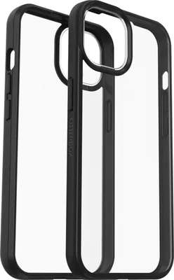 Produktbild von OtterBox React Hülle für Apple iPhone 13 Smartphone - Transparent/Schwarz - Softtouch