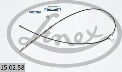 Produktbild von LINEX Handbremsseil 15.02.58 mitte für FORD TRANSIT Bus (FD, FB, FS, FZ, FC) 1084mm