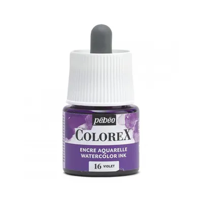Produktbild von Pebeo Colorex Aquarelltinte, 45 ml, Violett