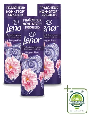 Productafbeelding van 3 x Lenor Wasverfrisser - Bloemige bloemenboeket - Grote verpakking - 3 stuks